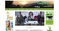 Desktop Screenshot of caquetaaldia.com