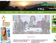 Tablet Screenshot of caquetaaldia.com